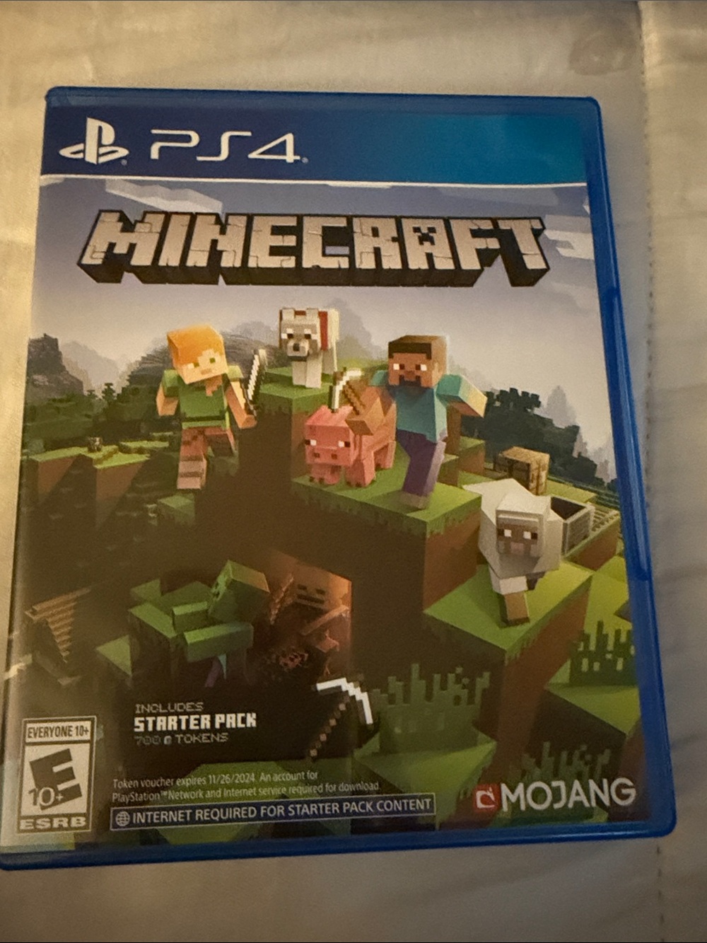 Sony PS4 Minecraft (blue) - PS4 Minecraft Game Case
